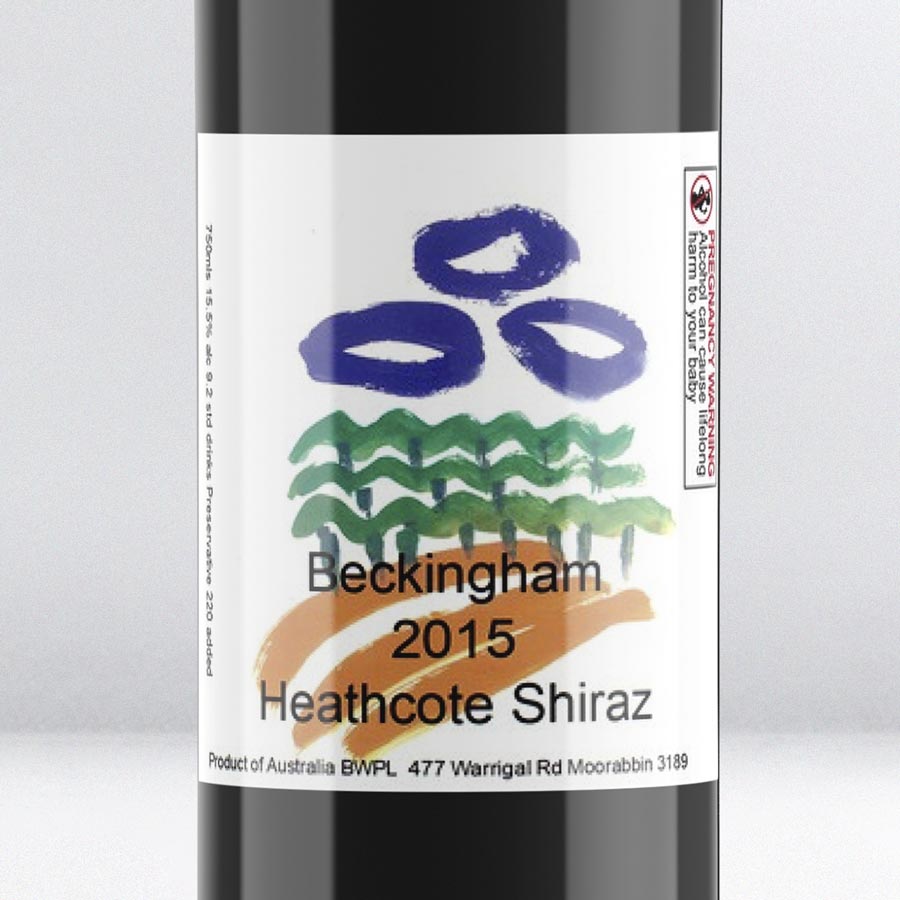 Beckingham Shiraz 2015, Heathcote VIC