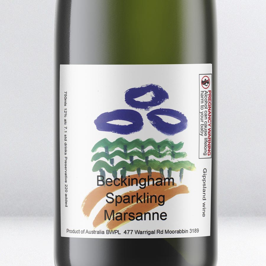 Beckingham Sparkling Marsanne 2019, Gippsland VIC