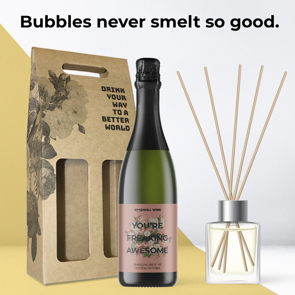 Sparkling Brut Gift Pack - with Diffuser
