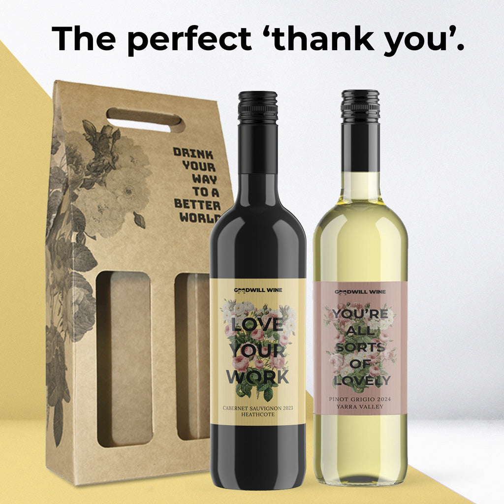 Six Corporate Gift Packs - Cabernet Sauvignon and Pinot Grigio