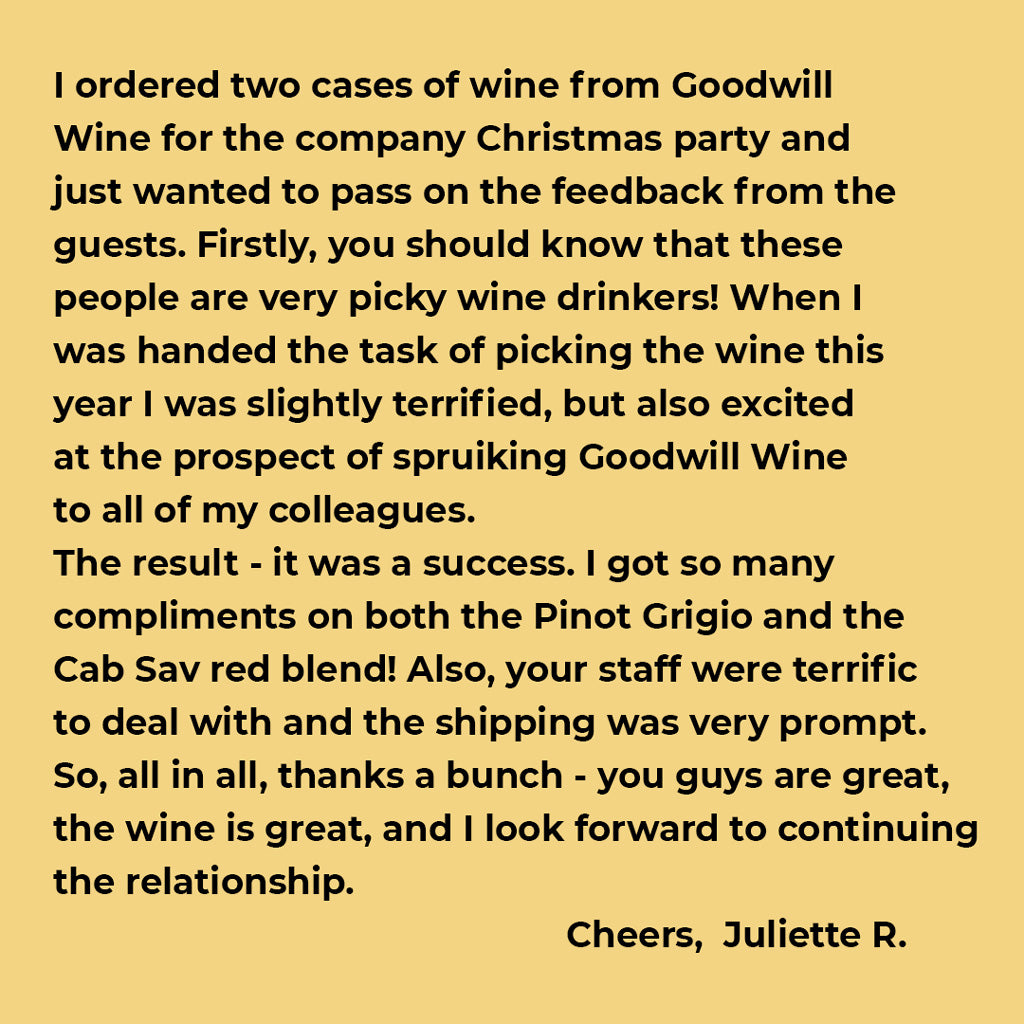 Six Corporate Gift Packs - Cabernet Sauvignon and Pinot Grigio
