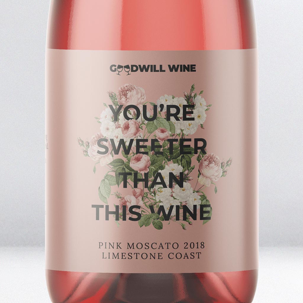 Pink Moscato 2018, Limestone Coast SA